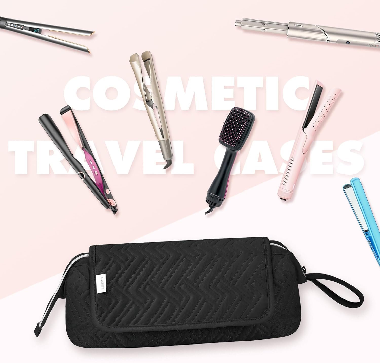 Leudes Hair Tools Travel Bag for Women Heat Resist... - Image 8