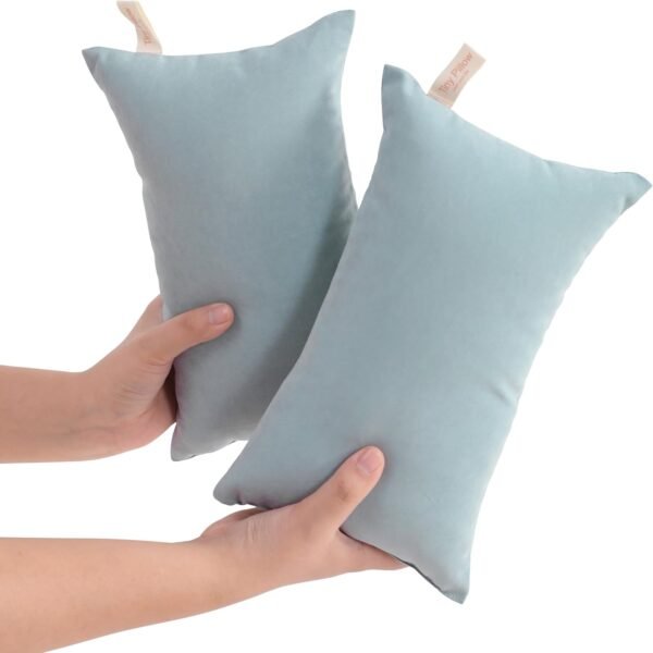 NTBAY Tiny Pillows, Down Alternative 7"x11" Microf... - Image 2
