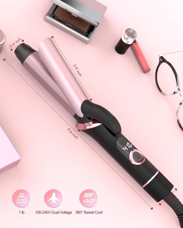 Mini Curling Iron for Travel, Dual Voltage Curling... - Image 8