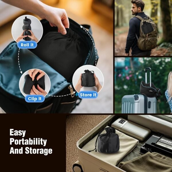 Teemour Neck Pillow for Traveling, Travel Neck Pil... - Image 7