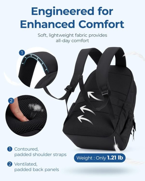BAGSMART Travel Laptop Backpack, College Backpack ... - Image 7