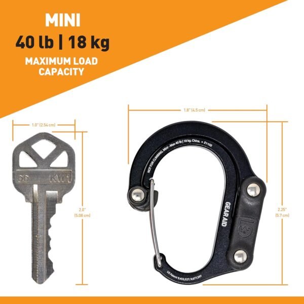 GEAR AID HEROCLIP Carabiner Gear Clip and Hook (Mi... - Image 4