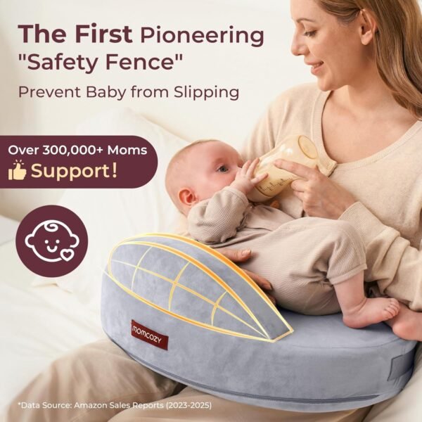 Momcozy Exclusive Memory Foam Nursing Pillow - Pio... - Image 5
