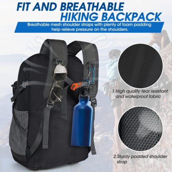 IGOLUMON Hiking Backpack 40L Packable Lightweight ... - Image 4
