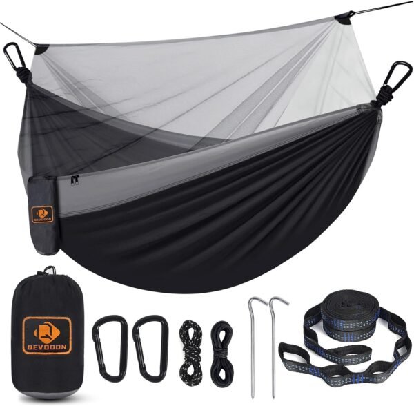 Camping Hammock with Net,Travel Portable Lightweig... - Image 2
