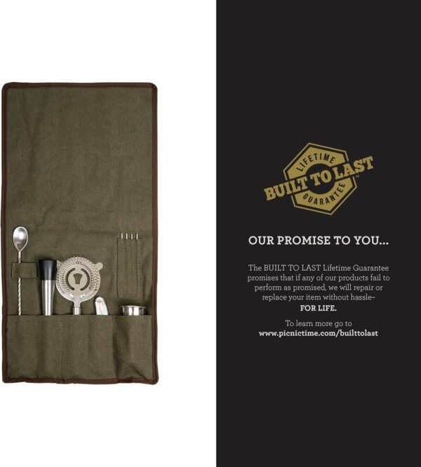 LEGACY - a Picnic Time brand, 10-Piece Bar Tool Ro... - Image 9