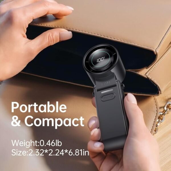 3-in-1 Portable Handheld Turbo Fan-100 Speeds, 108... - Image 8