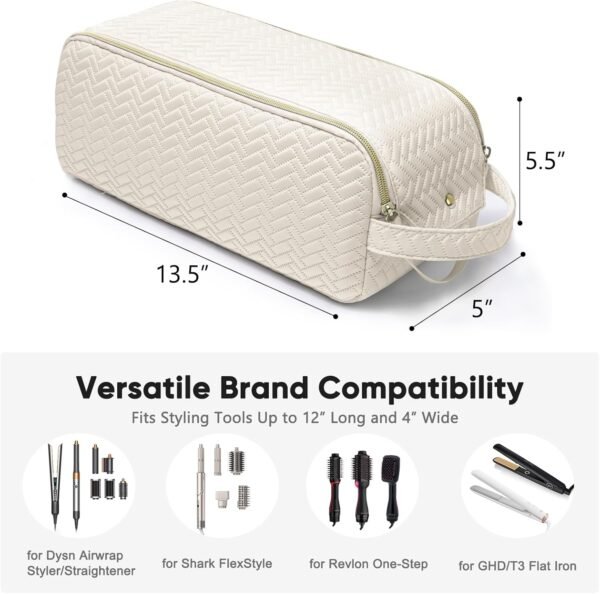 Large Hair Tools Travel Bag Compatible with Shark ... - Image 5