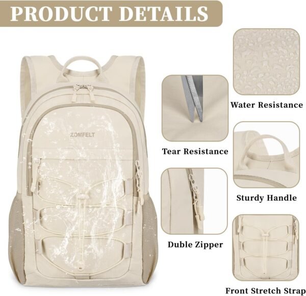 ZOMFELT Hiking Backpack for Women Men, 15L Lightwe... - Image 5