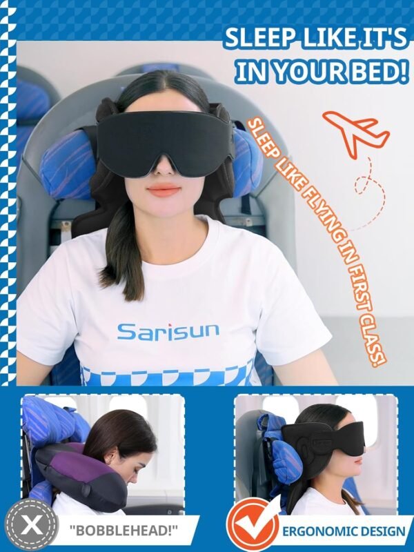 Travel Pillows for Airplanes, Neck Airplane Pillow... - Image 5
