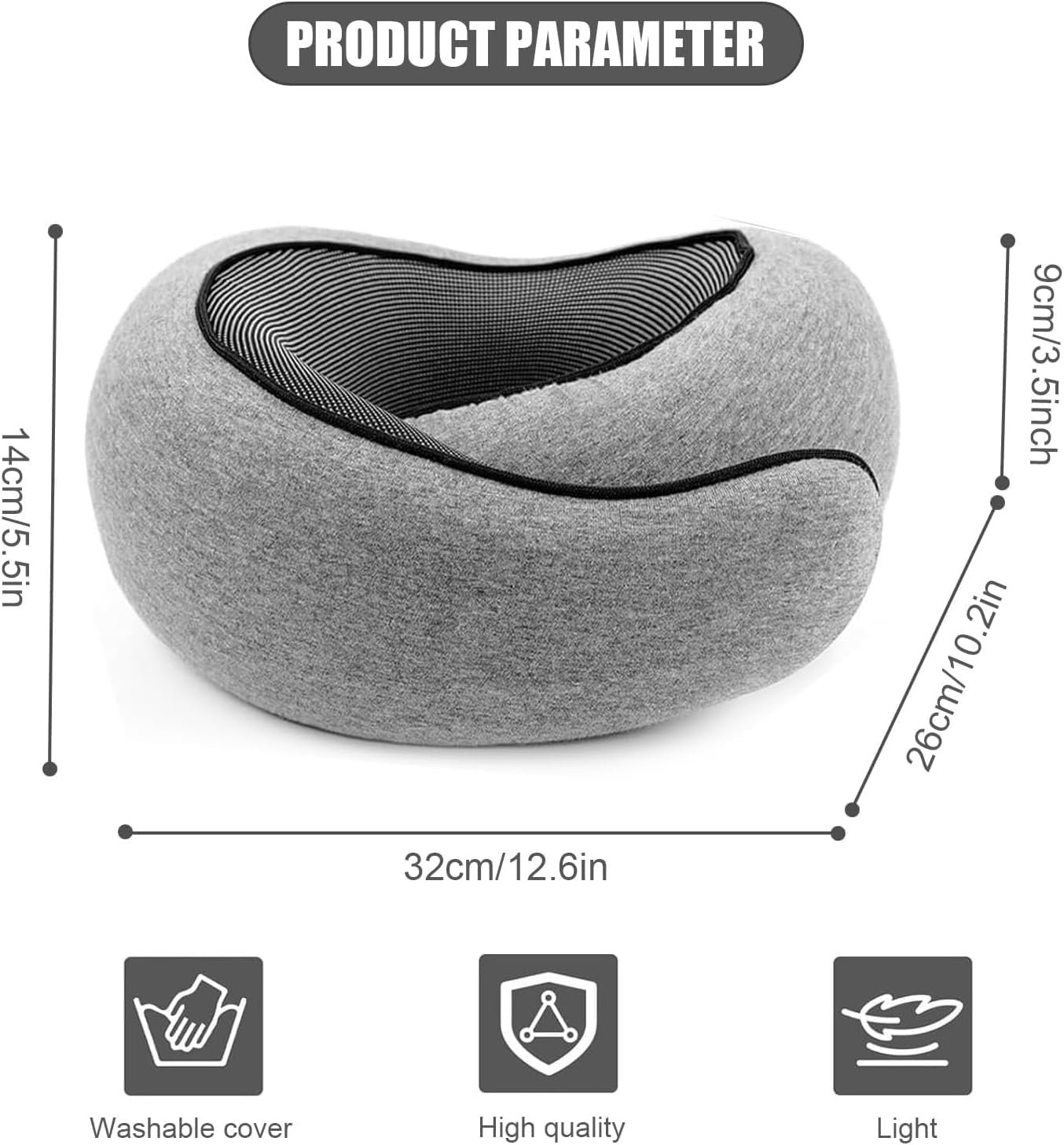 RURING Travel Pillows for Airplanes, Travel Neck P... - Image 3