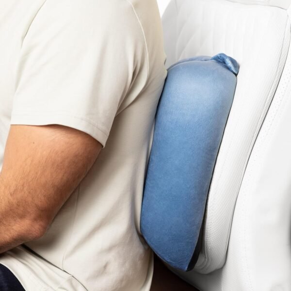 Brookstone Memory Foam Neck Travel Pillow Set - Po... - Image 7
