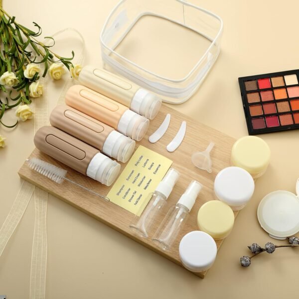 16 Pack Travel Bottles Set for Toiletries, Leakpro... - Image 7