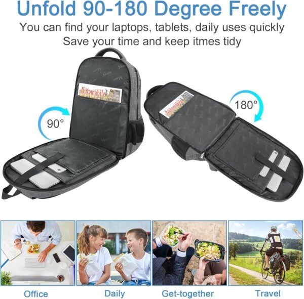 MATEIN Work Backpack for Men, Large Anti Theft Lun... - Image 6