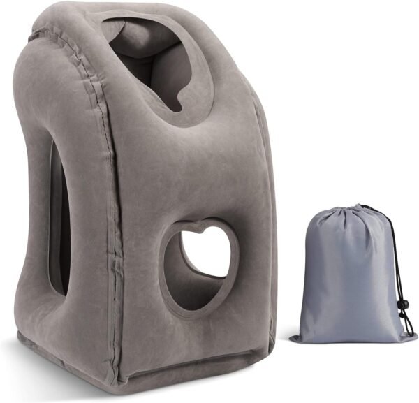 MoKo Inflatable Travel Pillow, Comfortable Neck Pi... - Image 2