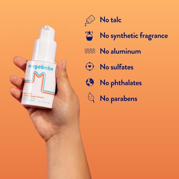 Megababe Sweat Absorbing Body Powder - Bust Dust, ... - Image 6