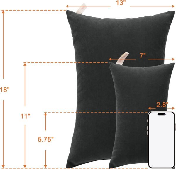NTBAY Tiny Pillows, Down Alternative 7"x11" Microf... - Image 7