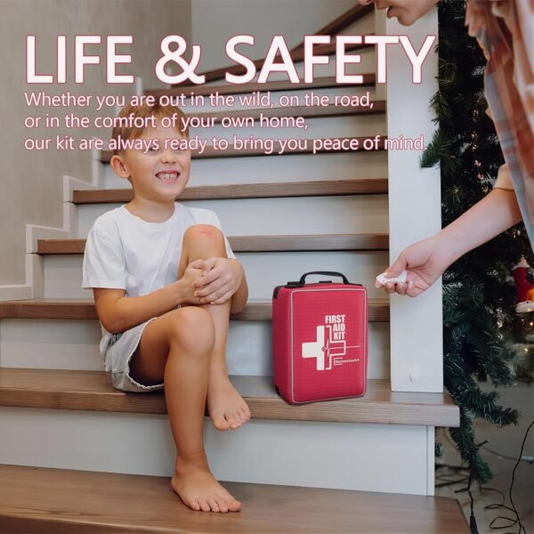 First Aid Kit, Upgrade Trauma First Aid Kit with L... - Image 8