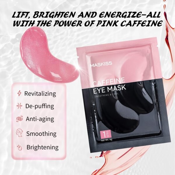 Under Eye Patches (25 Pairs), Caffeine Eye Masks f... - Image 3