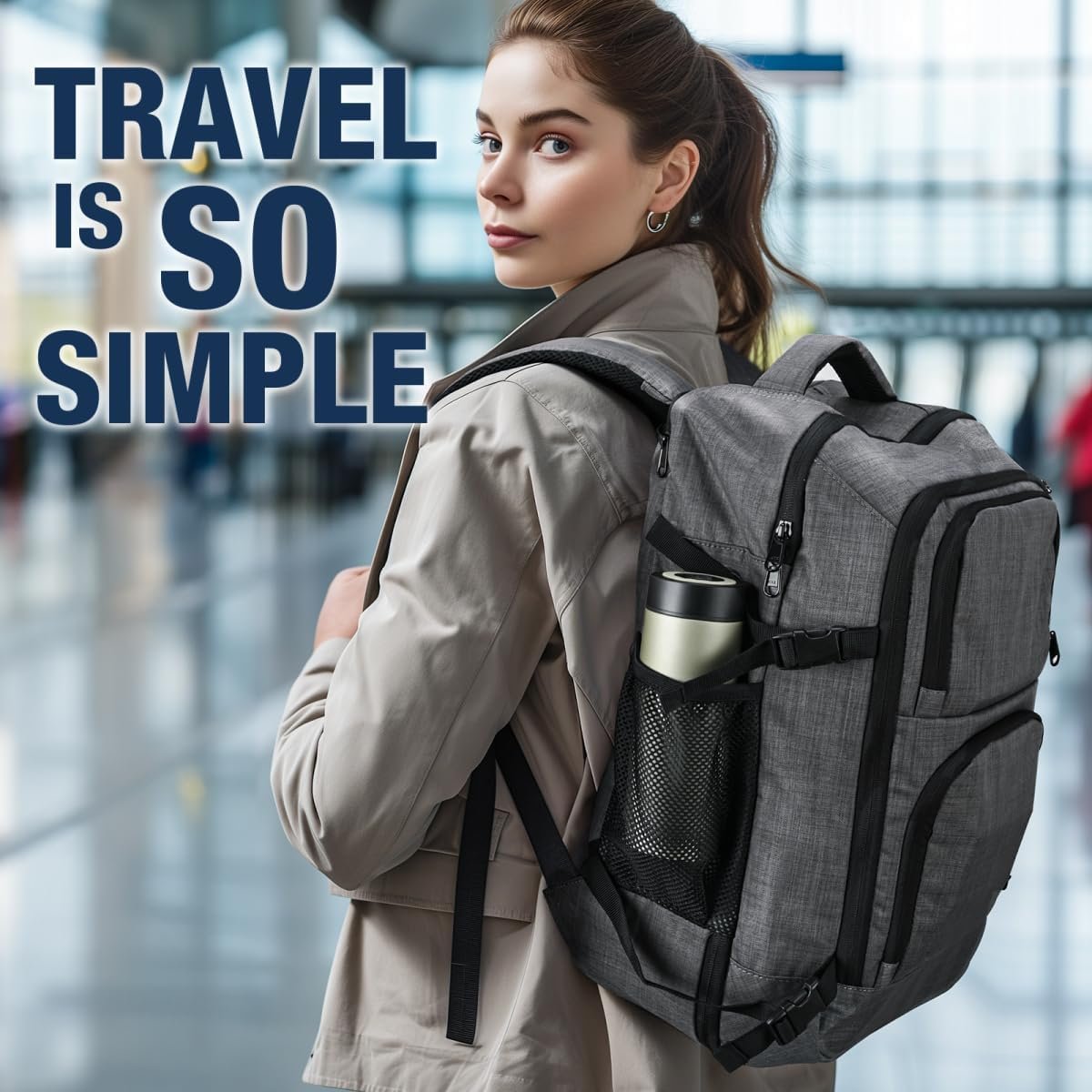 Dinictis Travel Backpack Carry on Flight Approved,... - Image 7