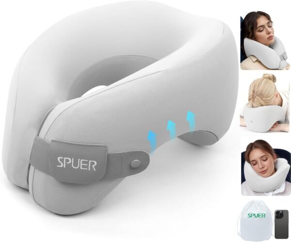 2in1 Ergonomic Memory Foam Travel Neck Pillow – 20... - Image 2