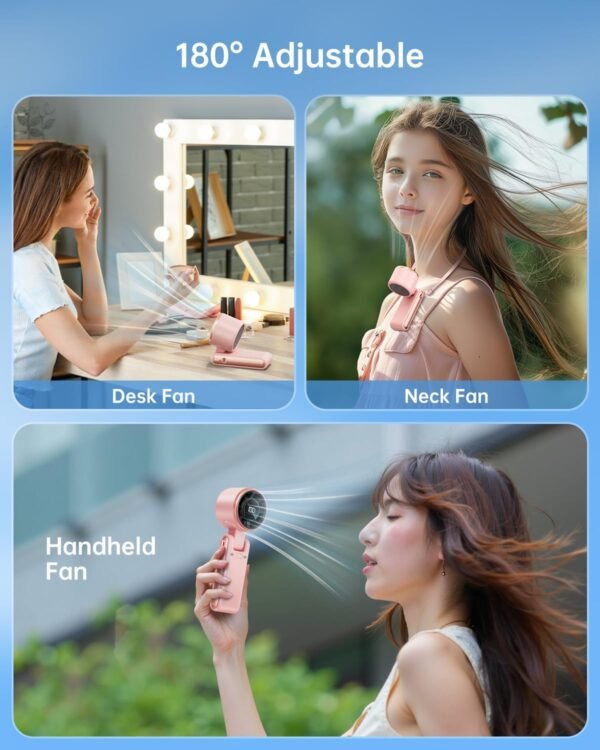 Portable Handheld Turbo Fan - 5 Gear High Speed 40... - Image 5