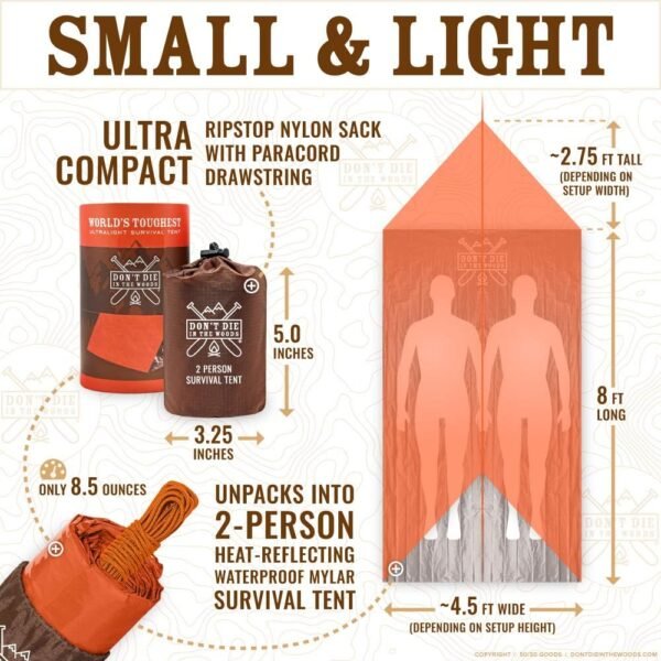 World's Toughest Ultralight Survival Tent • 2 Pers... - Image 6