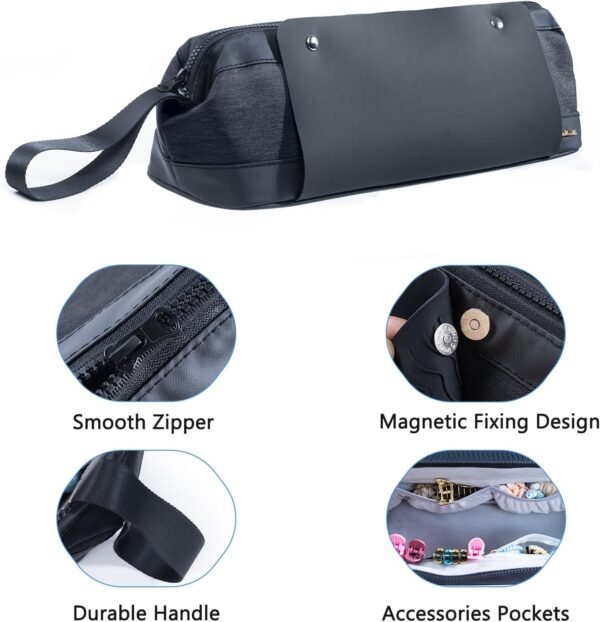 2IN1 Hair Tools Travel Bag with Heat Resistant Mat... - Image 6