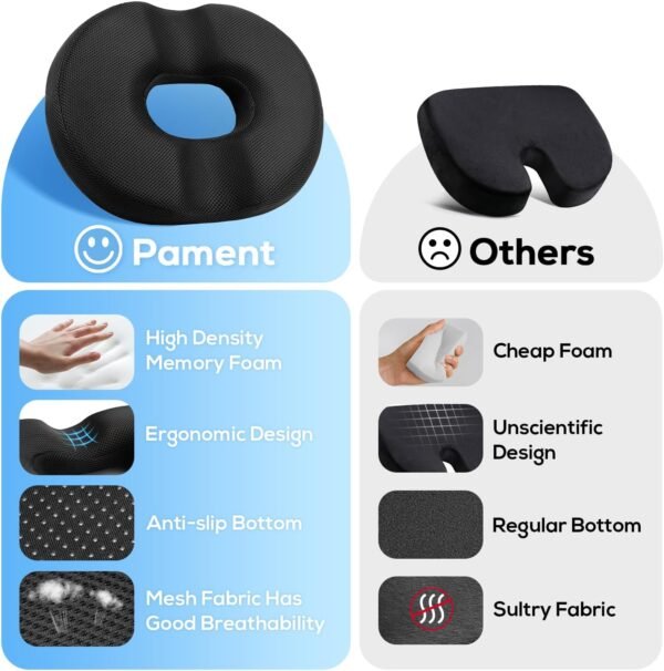 Donut Pillow Seat Cushion, Donut Chair Cushions fo... - Image 5