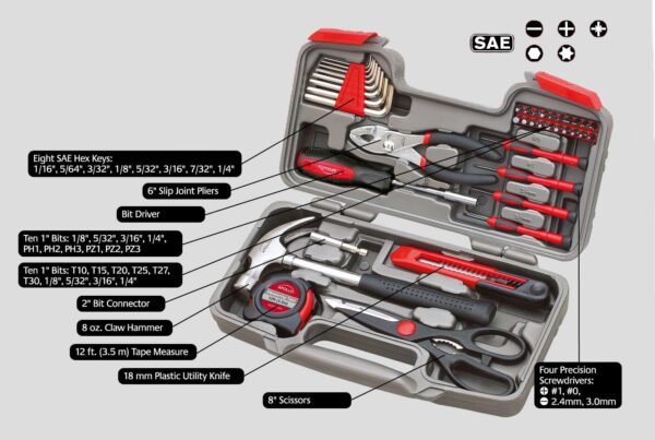Apollo Tools Original 39 Piece General Household T... - Image 4