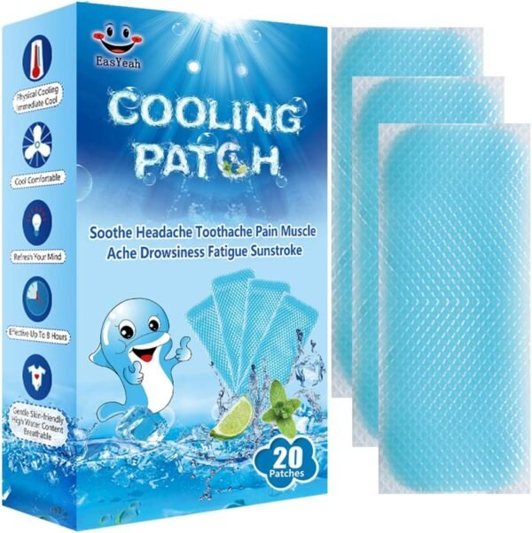 20 Sheets Cooling Patches for Fever Discomfort & P... - Image 2