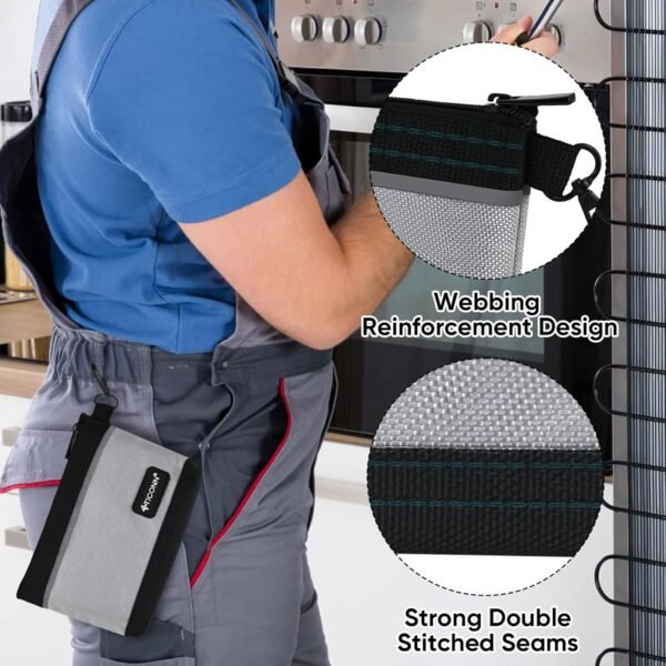 TICONN Tool Pouches with Zipper, 1680D Oxford Smal... - Image 4