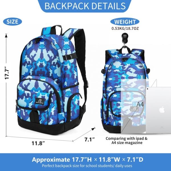 rickyh style School Backpack Travel Bag for Men & ... - Image 4
