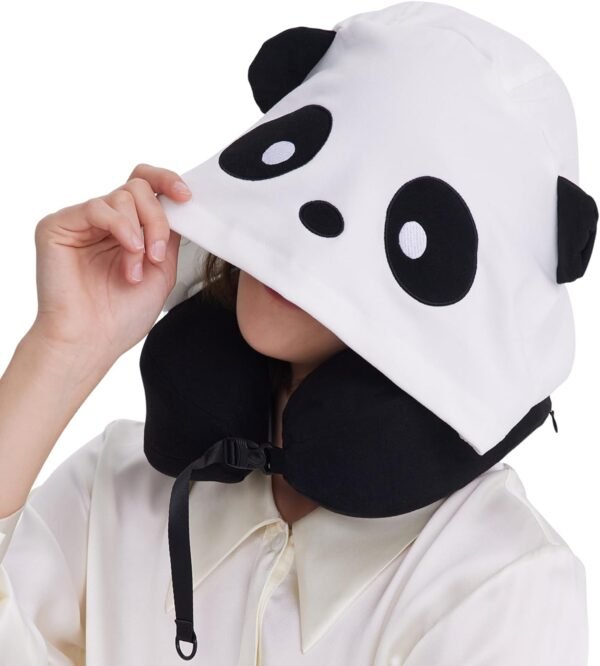 Privacy-Friendly Hooded Travel Pillow for Kids & A... - Image 2