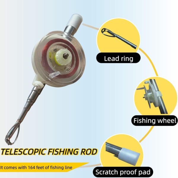 Emergency Survival Fishing Iron Box Telescopic Fis... - Image 5