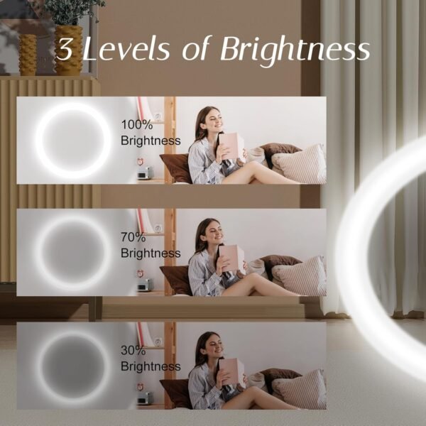 Compact Mirror with Light, 1X/3X Magnification LED... - Image 4