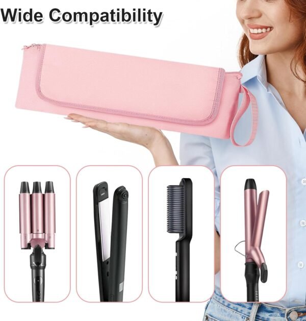Hair Tool Travel Bag for Flat Irons, Hair Accessor... - Image 3