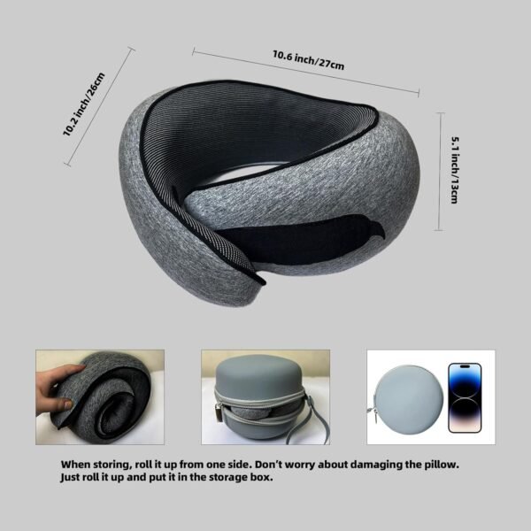 Premium Travel Pillow, 2025 New Memory Foam Neck P... - Image 6