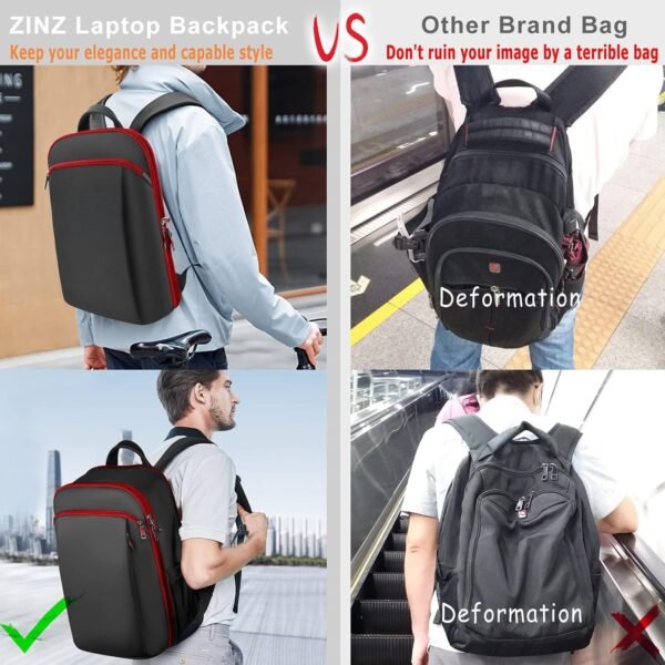ZINZ Slim and Expandable 15 15.6 16 Inch Laptop Ba... - Image 6
