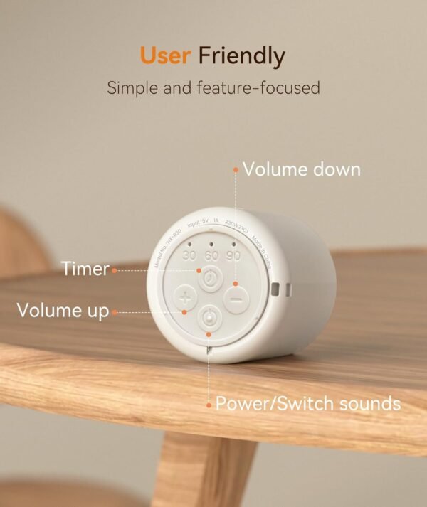Dreamegg Portable White Noise Machine - Travel Sou... - Image 7