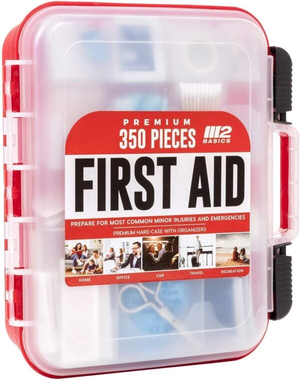 M2 BASICS Professional 350 Piece First Aid Kit | B... - Image 10