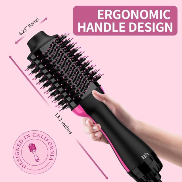 Dual Voltage Hair Dryer Brush with Negative Ion An... - Image 8