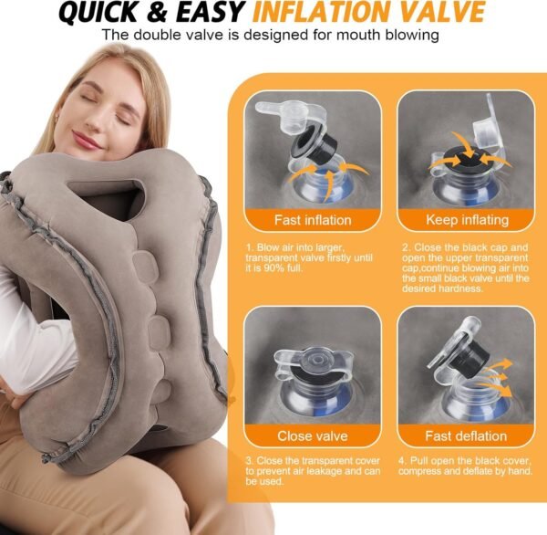 Inflatable Travel Pillow,Multifunction Travel Neck... - Image 6