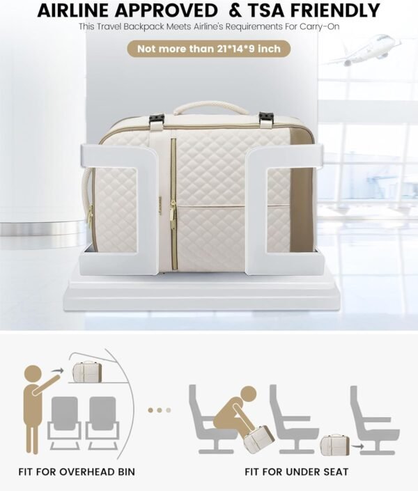 LOVEVOOK Carry On Travel Backpack for Women, 40L P... - Image 6