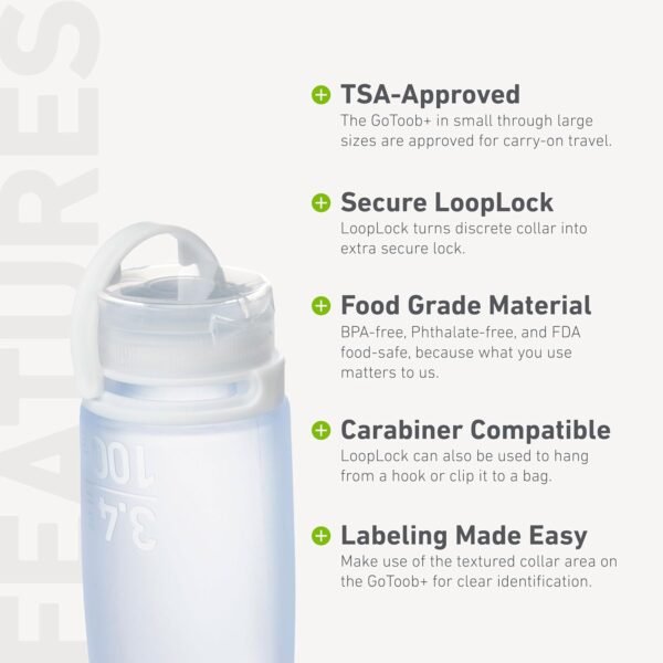 humangear GoToob+ 3-Pack (Medium) | Refillable Sil... - Image 5