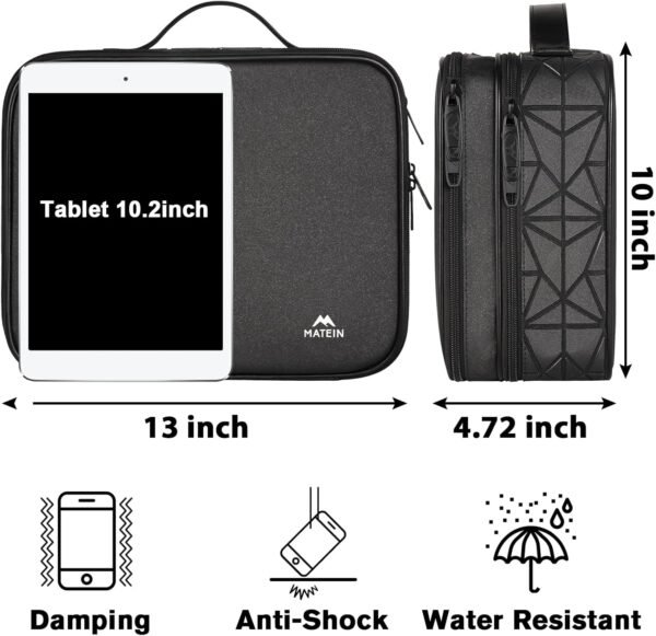 MATEIN Cord Organizer Case with Adjustable Divider... - Image 5