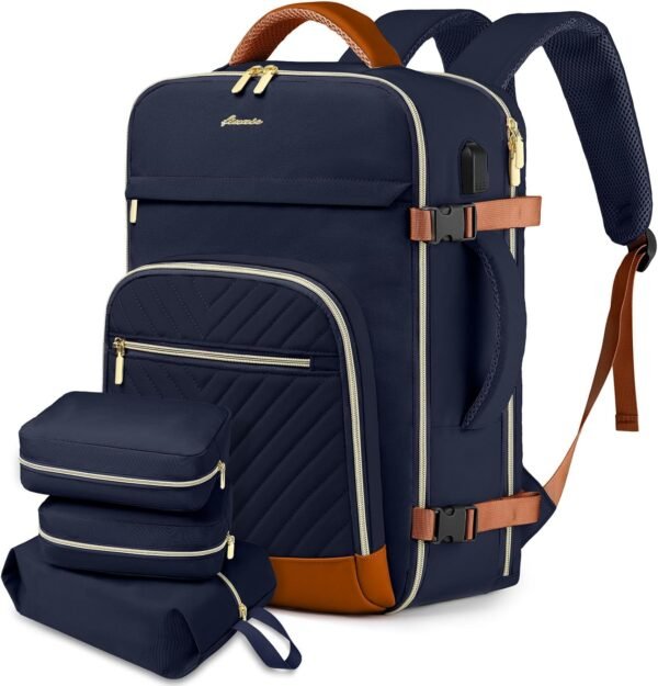 Large Carry On Travel Backpack: Flight Approved 40... - Image 2