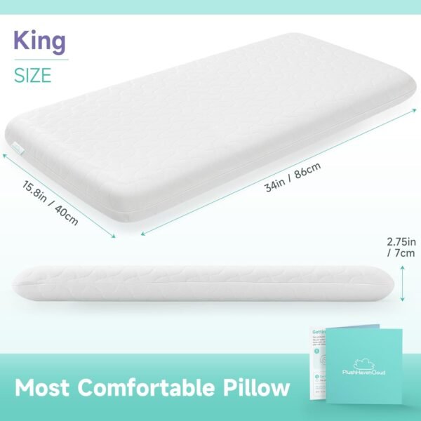 Ultra Thin Memory Foam Pillows - Slim Pillow for S... - Image 4
