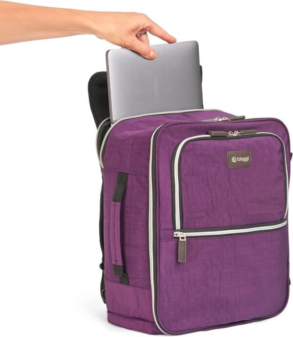 biaggi Carry Cube Backpack: TSA Approved Travel Ba... - Image 7