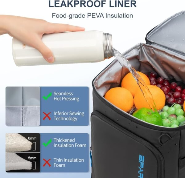 Backpack Cooler Insulated Leak Proof 30/45 Cans, 2... - Image 4